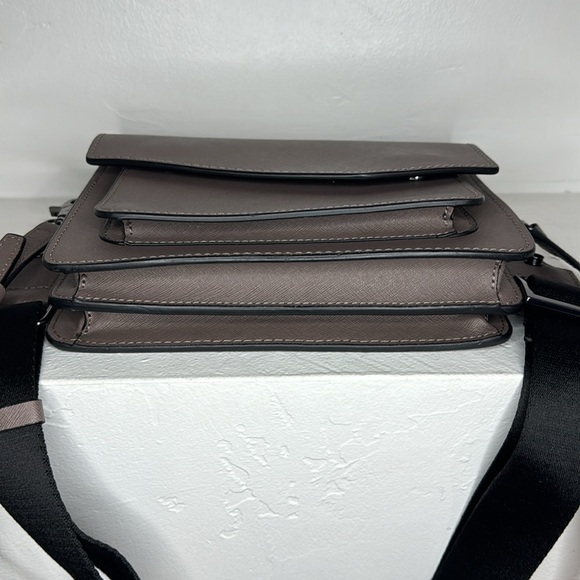 Botkier Cobble Hill grey leather double strap crossbody bag - Picture 4 of 15